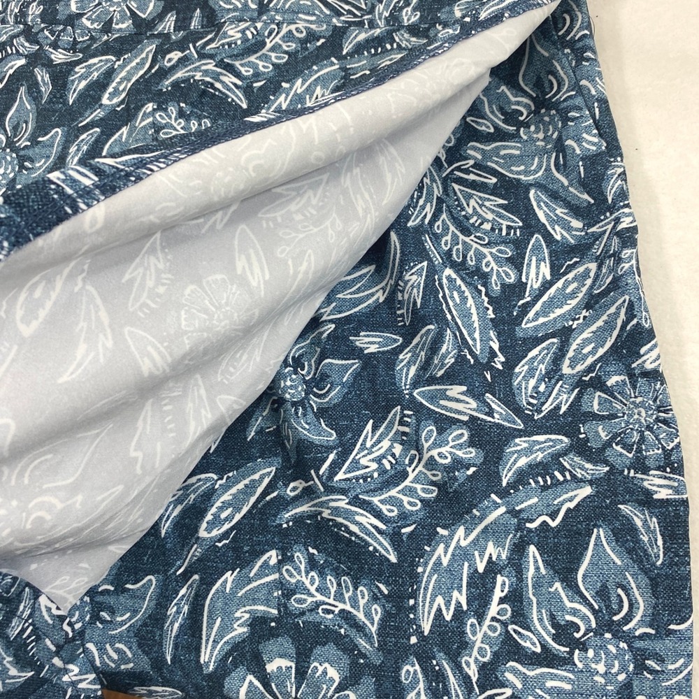 RipSkirt Wrap Skirt Womens Large Blue Floral  Quick Dry Adjustable Beach Resort - Picture 11 of 13
